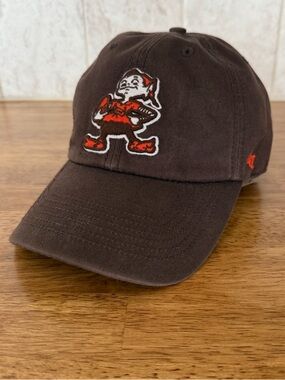 Cleveland‎ Browns Fitted Hat 47 Brand Franchise - Adult Size L NFL Cap Recycled